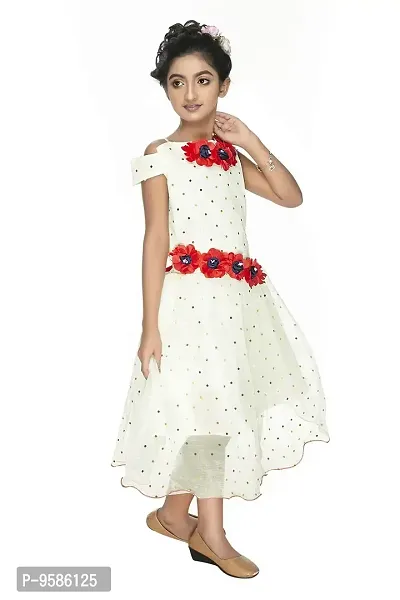 NEW GEN Girls Rose Frock (TASSAR, 3-4 Years)-thumb2