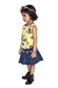 NEW GEN Baby Girls Wear (Yellow; 2-3 Years)-thumb1