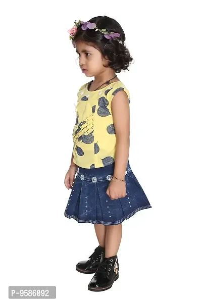 NEW GEN Baby Girls Wear (Yellow; 2-3 Years)-thumb2