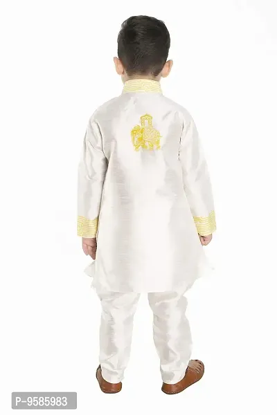 Boom GEN Boys Kurta  Paijama Pant Yellow-thumb2