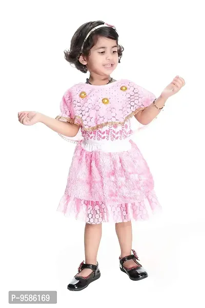 NEW GEN Baby Pure Cotton top with Skirt (Pink, 2-3 Years)