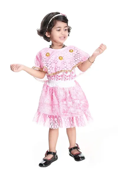 NEW GEN Baby Pure top with Skirt (Pink, 2-3 Years)