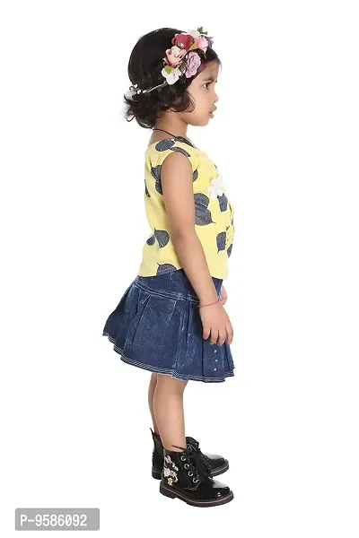 NEW GEN Baby Girls Wear (Yellow; 2-3 Years)-thumb3