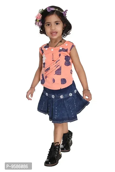 NEW GEN Baby Girls Wear (Orange; 2-3 Years)-thumb0