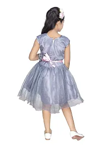 NEW GEN Baby Girls' Mini Dress (Silver_6-7 Years)-thumb4