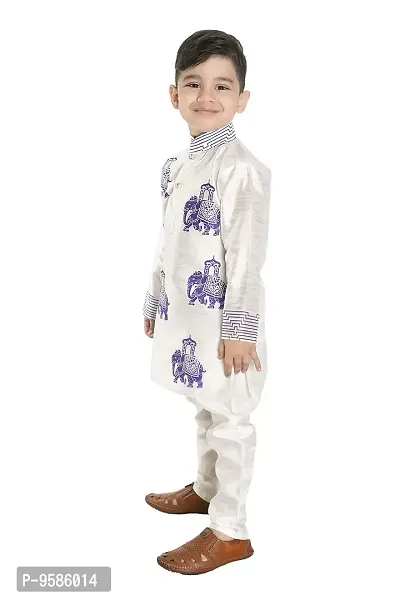 Boom GEN Boys Kurta & Paijama Pant for 2-3 Years Boys Violet-thumb2