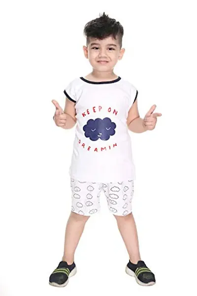 Casualwear Cotton T Shirt and Shorts Set