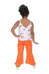 NEW GEN Baby Girls TOP with Palazzo Pant for 2-3,Orange-thumb1