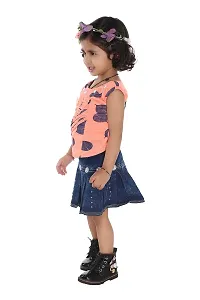 NEW GEN Baby Girls Wear (Orange; 2-3 Years)-thumb1