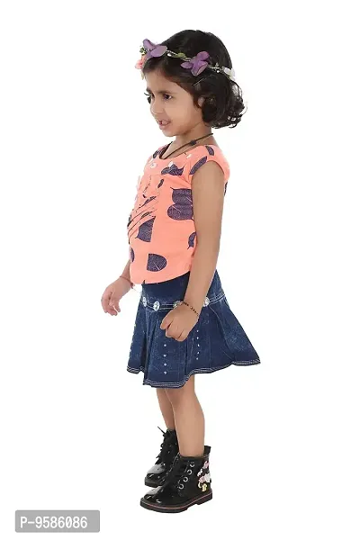 NEW GEN Baby Girls Wear (Orange; 2-3 Years)-thumb2