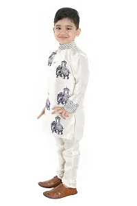 Boom GEN Boys Kurta & Paijama Pant for 4-5 Years Boys Navy Blue-thumb1