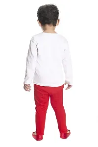 NEW GEN Boy's Casual Wear (White and Red, 2-3 Years)-thumb1