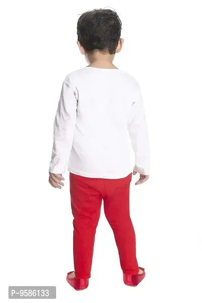 NEW GEN Boy's Casual Wear (White and Red, 2-3 Years)-thumb2