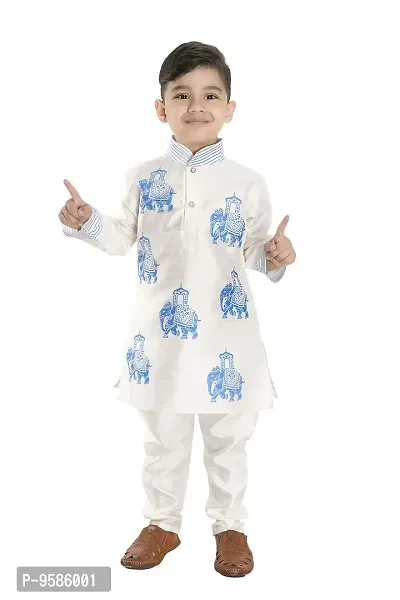 Boom GEN Boys Kurta & Paijama Pant Sky Blue-thumb0