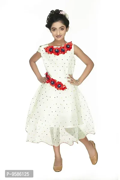 NEW GEN Girls Rose Frock (TASSAR, 3-4 Years)