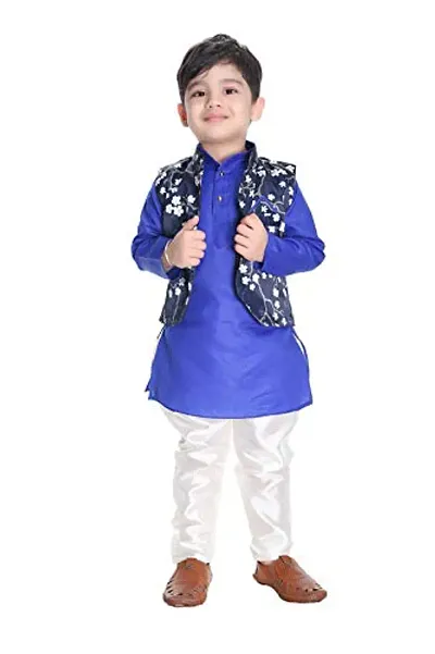 NEW GEN Boys Jacket Kurta & Paijama Pant for 6-12 Month Boys