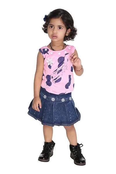 NEW GEN Baby Girls Wear (Pink; 2-3 Years)