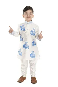 Boom GEN Boys Kurta & Paijama Pant Sky Blue-thumb3