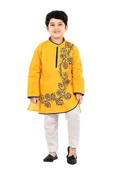 Baby Boys Festive Party Kurta and Pyjama Set