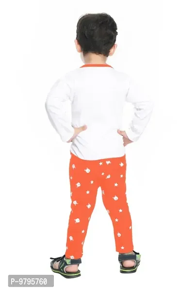 Orange Cotton Trouser and T Shirt Set-thumb2