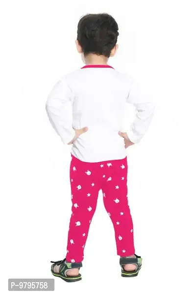 Pink Cotton Trouser And T Shirt Set-thumb3