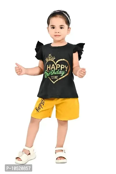 NEW GEN Baby GirlsCotton T-shirt  Pant combo-thumb0