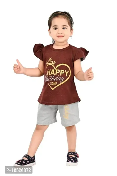 NEW GEN Baby GirlsCotton T-shirt  Pant combo