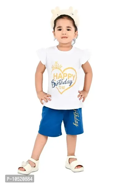NEW GEN Baby GirlsCotton T-shirt  Pant combo