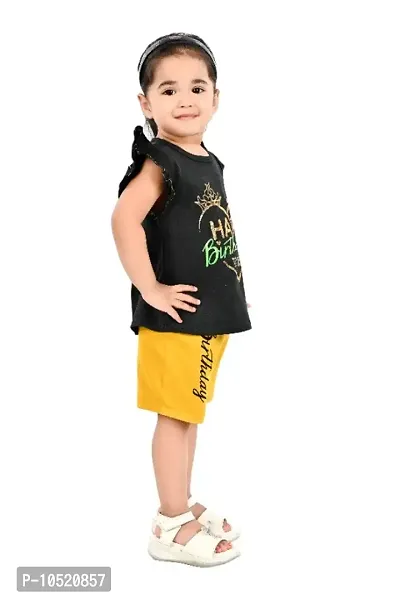 NEW GEN Baby GirlsCotton T-shirt  Pant combo-thumb2