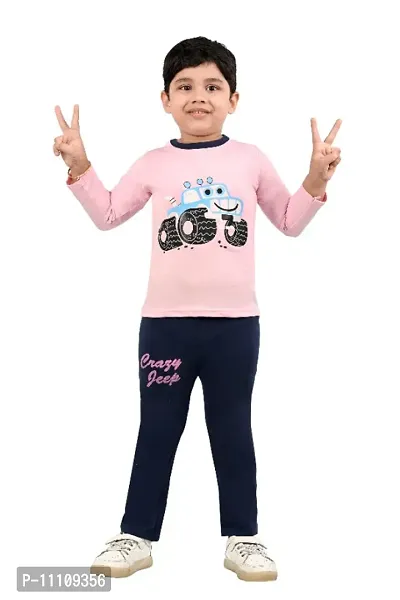 NEW GEN BOYS COTTON FULL SLEEVE T SHIRT WITH FULL PANT