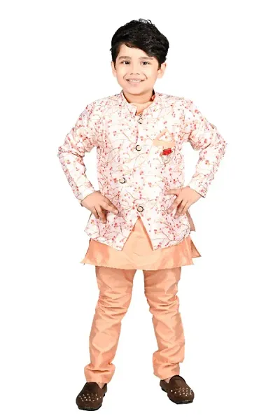 New Gen Boys Serwani Jacket Kurta And Pajama