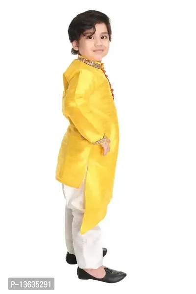 NEW GEN BOYS STYLISH KURTA WITH PAJAMA SET-thumb3