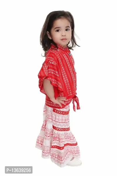 NEW GEN BABY GIRLS LONG SKIRT WITH TOP SET-thumb3