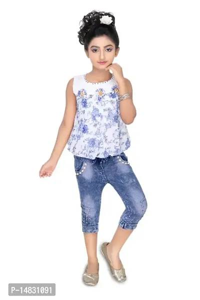 NEW GEN GIRLS CASUAL TOP WITH JEANS