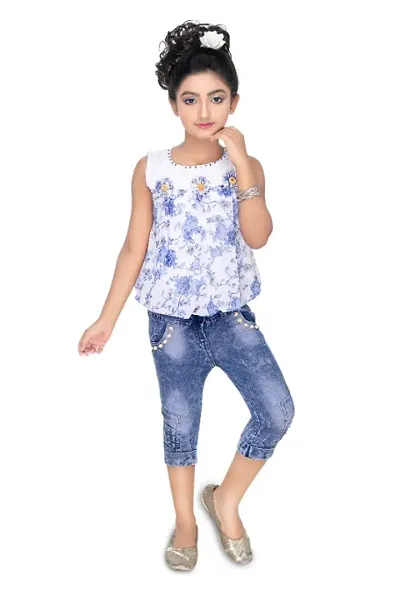 NEW GEN GIRLS CASUAL TOP WITH JEANS