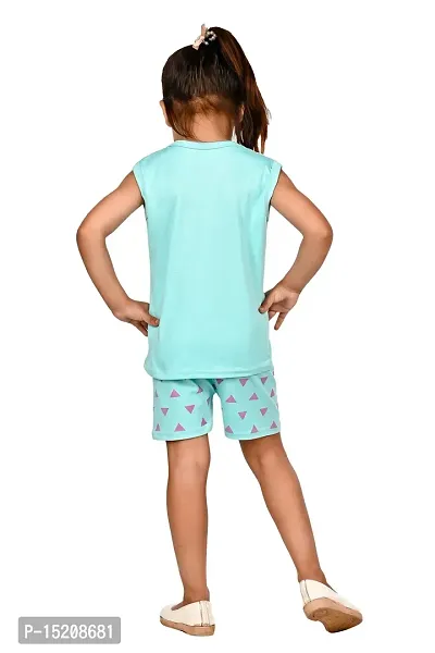 New Gen Girls Casual T Shirt With Pant-thumb2