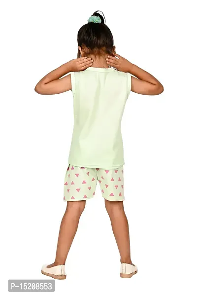 New Gen Girls Casual T Shirt With Pant-thumb2