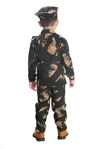 Boys Printed Army Or Bsf Costume-thumb2