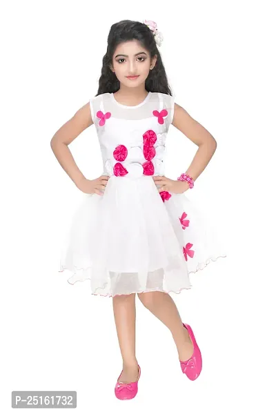 Girls Stylish Fit and Flared Frock-thumb4