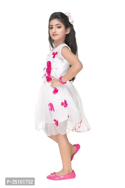 Girls Stylish Fit and Flared Frock-thumb2