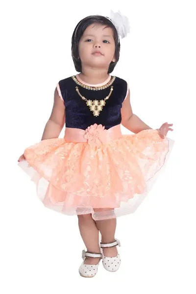 Classic Silk Dress for Kids Girls