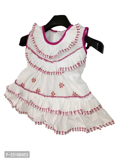 Classic Cotton Dress for Kids Girls-thumb4