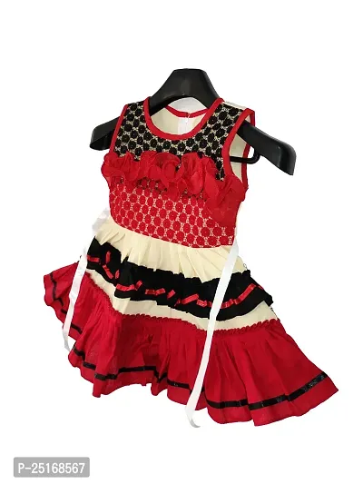 Classic Cotton Dress for Kids Girls-thumb2