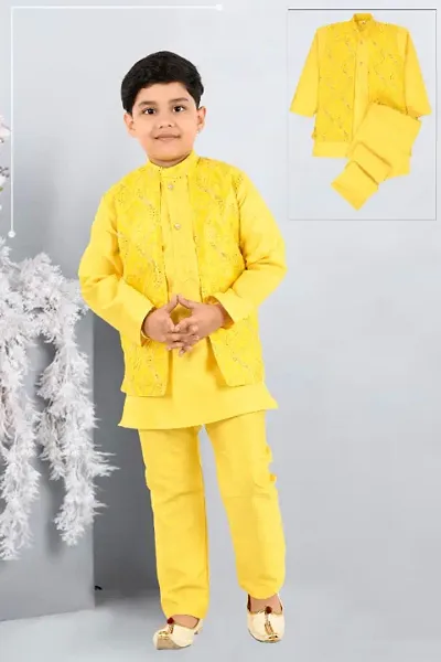 BOYS FULL SLEEVE ETHNIC SET FOR PARTY/ FESTIVAL