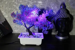 My Sphere Elegant Artificial Bonsai Tree with LED Light and Wooden Pot for Home D?cor, Table, Wall, Office, Living Room (Bonsai Tree A1)-thumb3