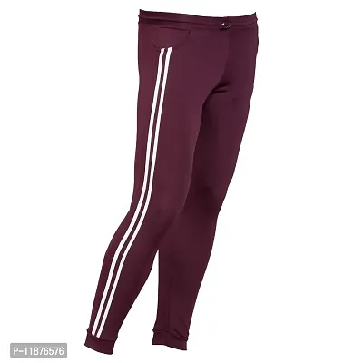 TINY TOON Maroon Solid Casual Lower for Boys-thumb3