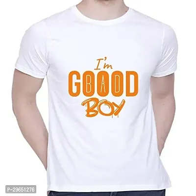 Reliable White Cotton Printed T-Shirt For Men-thumb0