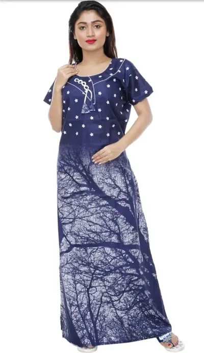 Cotton Printed Nighty