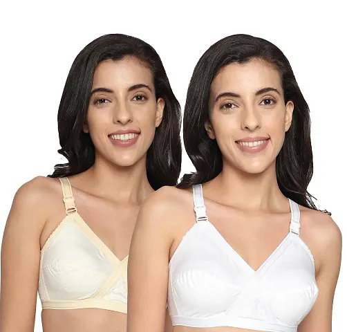 Women Solid Padded T-Shirt Bra Pack of 2