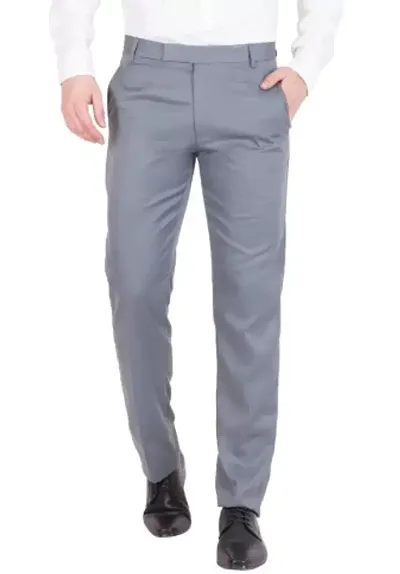 Stylish Blend Formal Trousers For Men